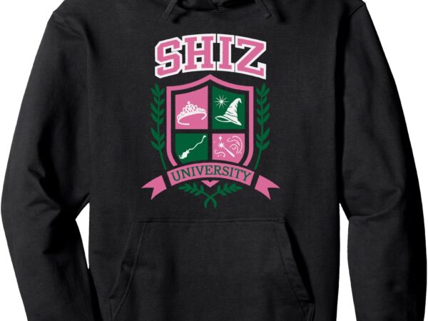 Shiz university pullover hoodie t shirt template vector