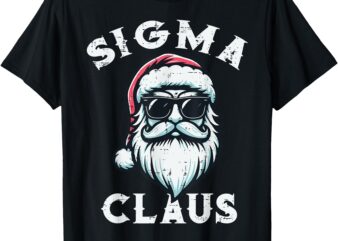 Sigma Claus Santa Funny Christmas Boys Teens Kids Men T-Shirt