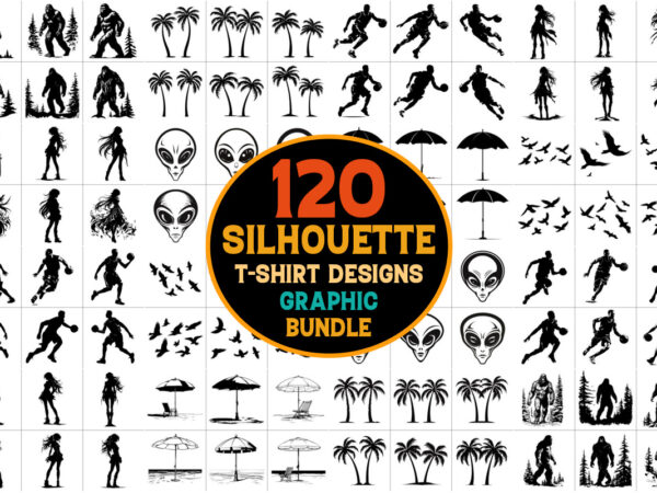 Silhouette craft t-shirt graphic bundle