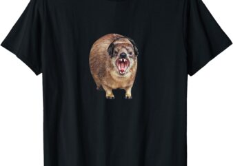 Silly Hyrax With Headphones T-Shirt