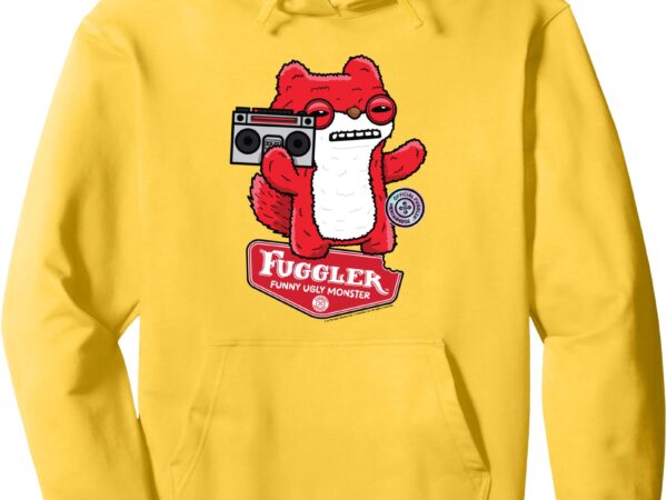 Sketchy squirrel boombox pullover hoodie t shirt template vector