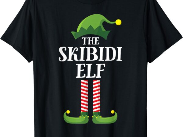 Skibidi elf shirt matching family group funny christmas t-shirt