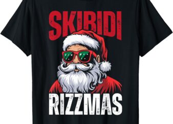 Skibidi Rizzmas Christmas Rizz Santa Charisma Kid T-Shirt