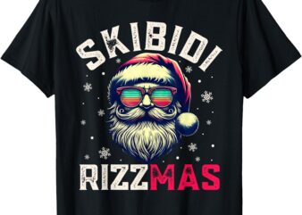 Skibidi Rizzmas Christmas Rizz Santa Claus Rizz the Season T-Shirt