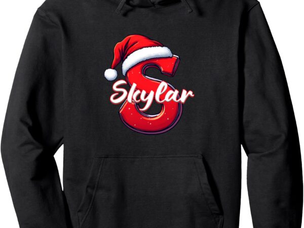 Skylar christmas pullover hoodie t shirt template vector