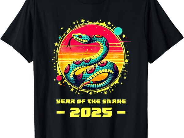 Snake yin yang chinese new year 2025 year of the snake t-shirt