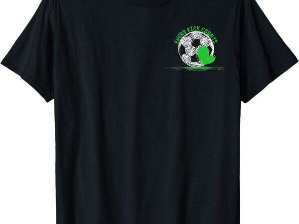 Soccer gift motivational quote soccer ball boy girl team fan t-shirt