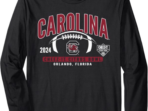 South carolina gamecocks citrus bowl 2024 football long sleeve t-shirt