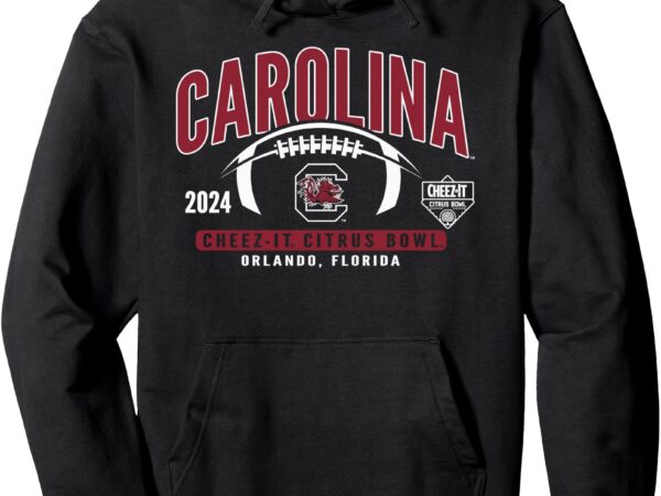 South carolina gamecocks citrus bowl 2024 football pullover hoodie t shirt template vector