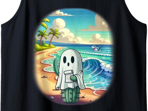 Spooked in the sun tank top t shirt template vector