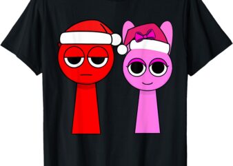 Sprunki Beats Funny Sprunki Christmas Game Toddler Kids tee T-Shirt