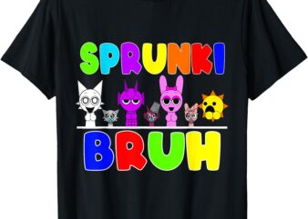 Sprunki Beats Funny Sprunki Game Bruh T-Shirt