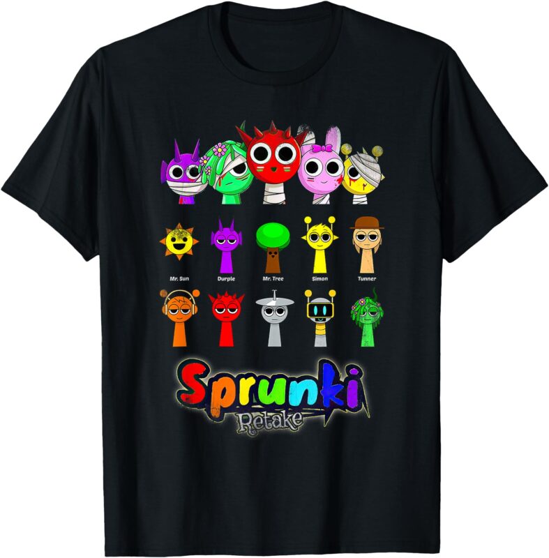 Sprunki Beats Team T-Shirt