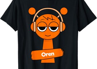 Sprunki Oren Orange T-Shirt