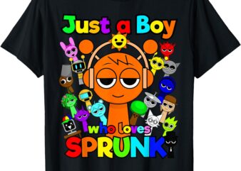 Sprunki boys Oren Just a boy who loves Sprunki T-Shirt