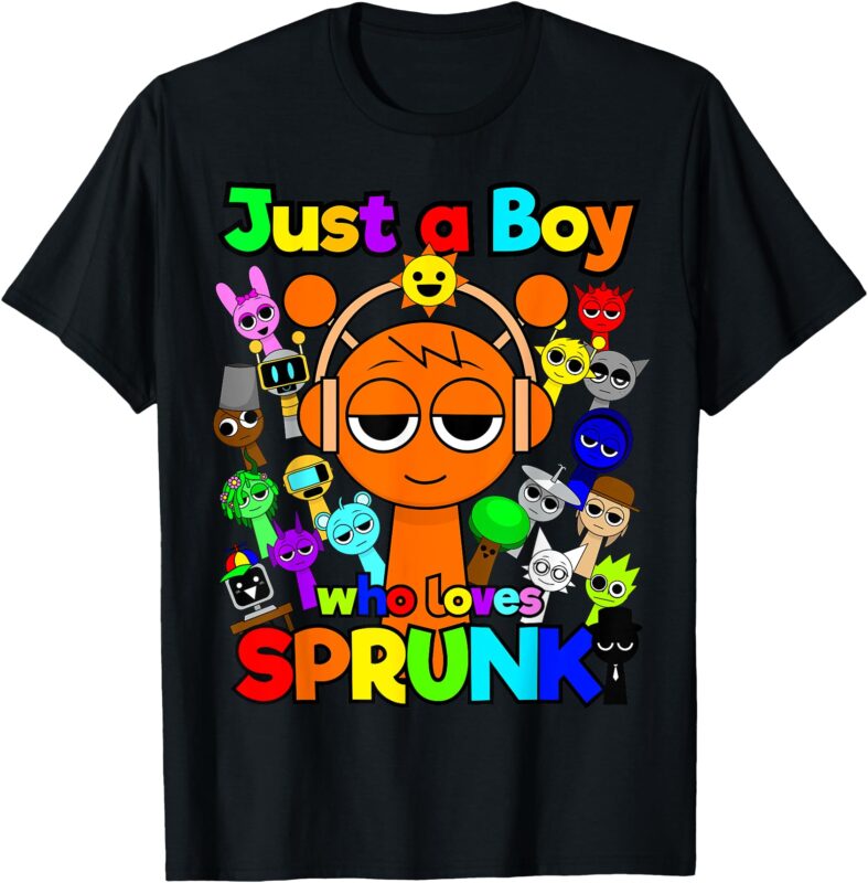 Sprunki boys Oren Just a boy who loves Sprunki T-Shirt