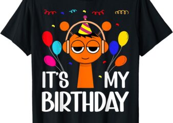 Sprunki kids birthday _ it’s my birthday Sprunki birthday T-Shirt