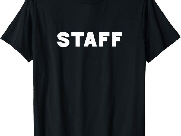 Staff (front and back) t-shirt