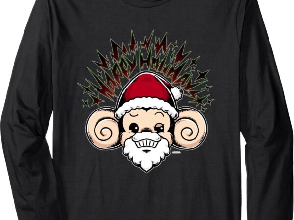 Super monkey ball happy holidays 01 long sleeve t-shirt