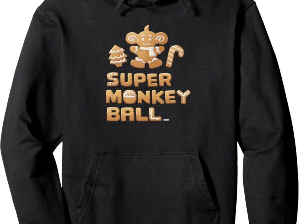 Super monkey ball happy holidays 03 pullover hoodie t shirt template vector