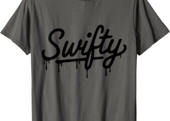 Swifty Fan Merch Youth First Name Taylor Teens Drip T-Shirt