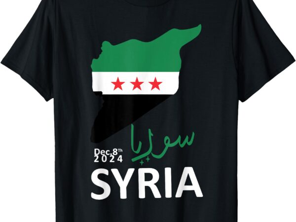 Syria freedom flag t-shirt