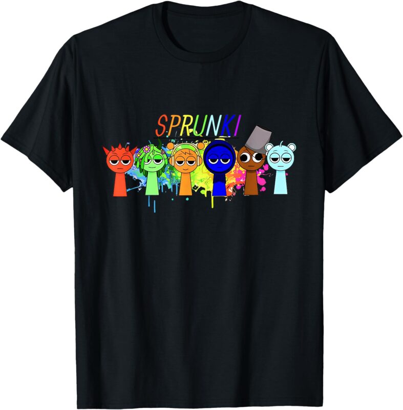 Sprunki Beats Funny Sprunki Game T-Shirt T-Shirt