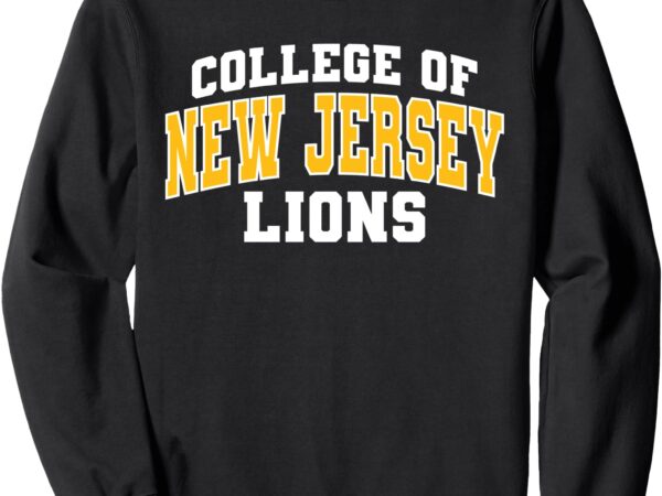 Tcnj the college of new jersey apparel sports fan sweatshirt