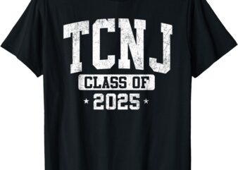 TCNJ The College of New Jersey Class of 2025 Graduate Arch T-Shirt