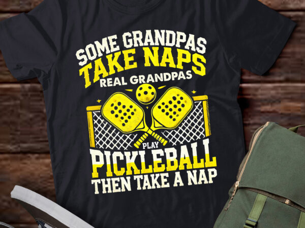 Td21-pickle ball player coach grandpa for paddleball lover fans t-shirt