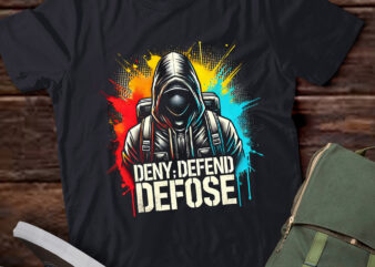 TD26-Delay Deny Defend, Vintage Painting Premium T-Shirt