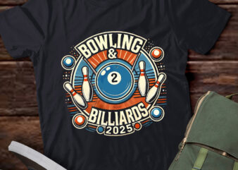 TD27-Bowling and billiards – 2 ball T-Shirt