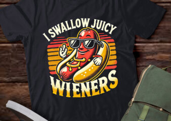 TD33-I Swallow Juicy Wiener Funny Embarrassing Adult Humor T-Shirt