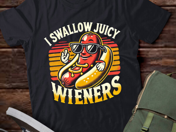 Td33-i swallow juicy wiener funny embarrassing adult humor t-shirt