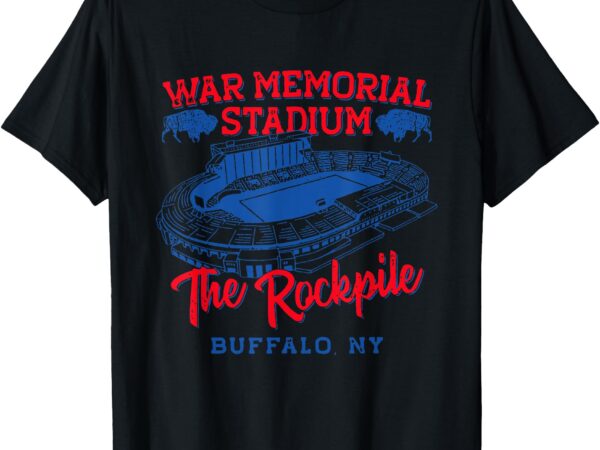 The rockpile buffalo new york war memorial stadium ny t-shirt