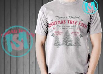 Taylor’s Version Christmas Tree Farm SVG, Merry Christmas SVG