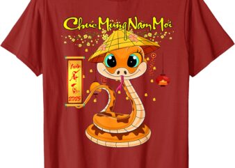 Tet 2025 Chuc Mung Nam Moi Happy Lunar New Year Vietnamese T-Shirt