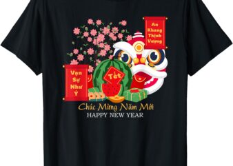 Tet Vietnamese Lunar New Year Calendar 2025 Happy New Year T-Shirt