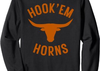 Texas Hook’em Horns and Horns up Sweatshirt