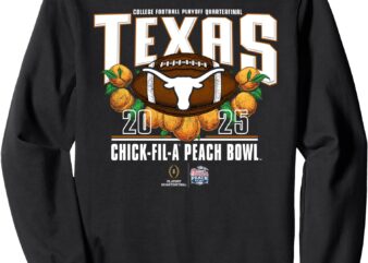 Texas Longhorns Peach Bowl CFP 2024-25 Retro Sweatshirt