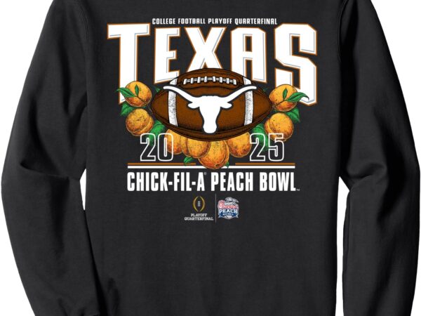 Texas longhorns peach bowl cfp 2024-25 retro sweatshirt