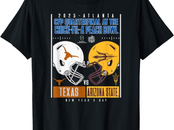 Texas vs arizona state peach bowl 2024-25 cfp quarterfinal t-shirt