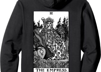 The Empress Tarot Card 1909 Limited Edition Pullover Hoodie