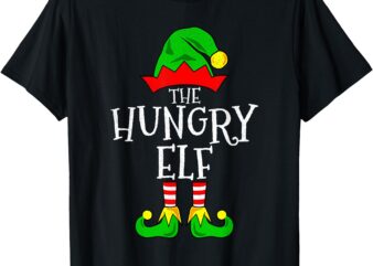 The Hungry Elf Funny Family Matching Christmas T-Shirt