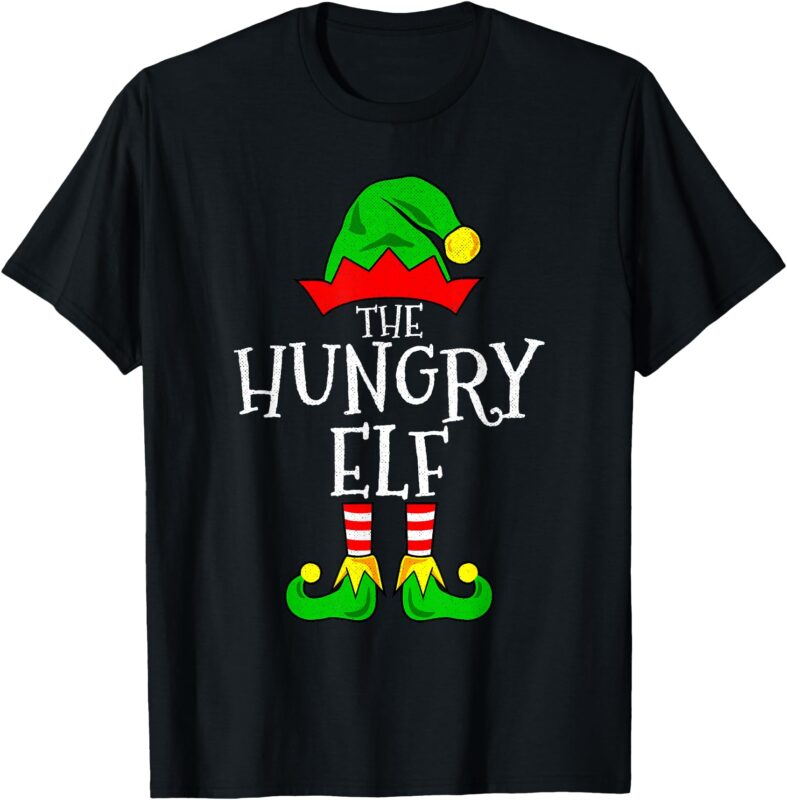 The Hungry Elf Funny Family Matching Christmas T-Shirt