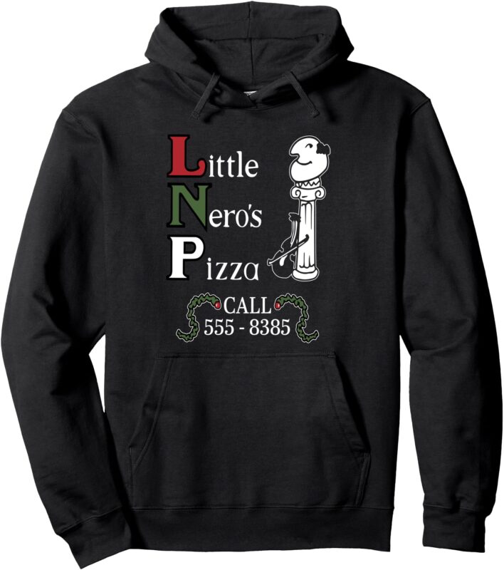 The Little Nero’s Pizza Christmas, Funny Christmas Pullover Hoodie