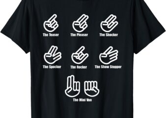 The Teaser The Pleaser The Shocker The Spocker The Rocker T-Shirt