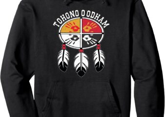 Tohono O’odham People Native American Medicine Wheel Pullover Hoodie t shirt designs for sale