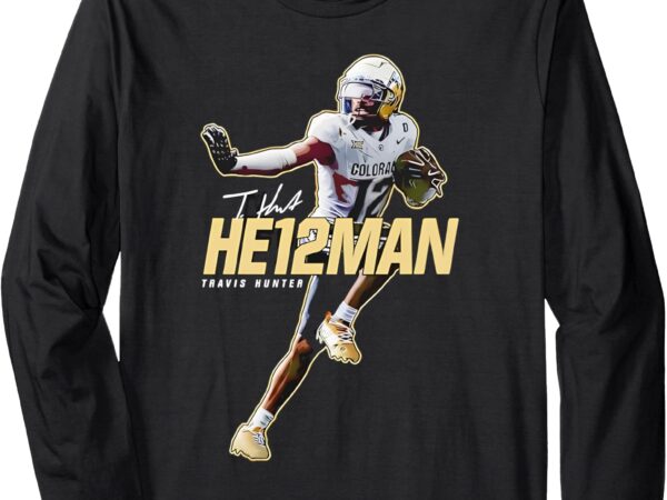 Travis hunter ball player sports enthusiast long sleeve t-shirt