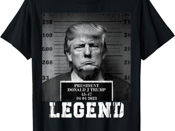 Trump 2024 mugshot president legend t-shirt